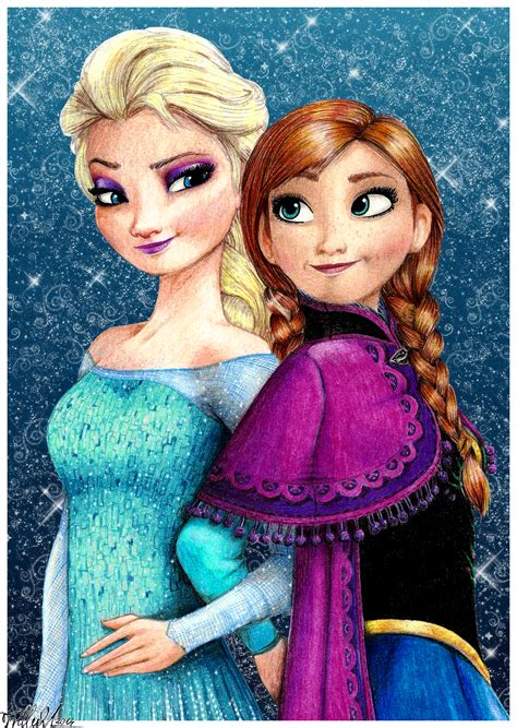 Elsa And Anna By Trilly21 On Deviantart