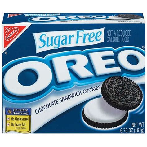 Perfect for a loved one on a sugar restricted diet! Sugar free Oreos! I've had ONE! It was delis, but I can't find it in any stores - only online. I ...