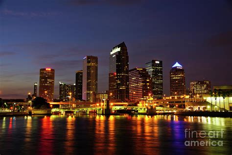 Tampa Sunset Photograph By Brian Kamprath Pixels