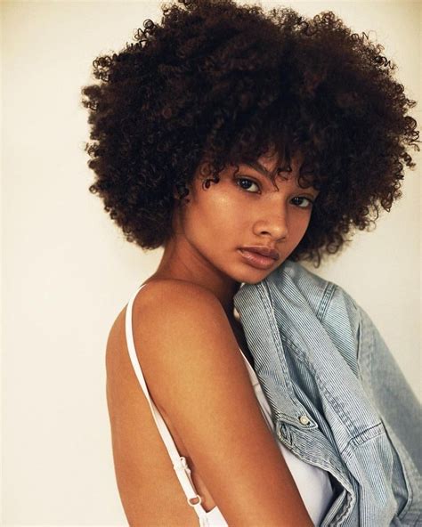 Ebony Model Portrait Examples Richpointofview Curly Hair Styles Hair Journey Natural