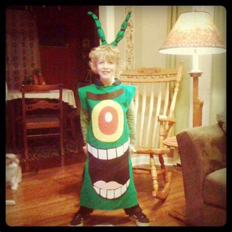 Plankton Costume Diy Costumes Kids Halloween Fun Costumes