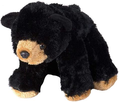 Wild Republic Black Bear Plush Stuffed Animal Plush Toy Ts For