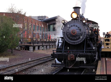 Antique Steam Locomotive At New Hope Railroad Heritage Stationnew Hope