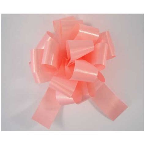 Poly Ribbon Pull Bow Pink The Baggery Sundries Uk Ltd