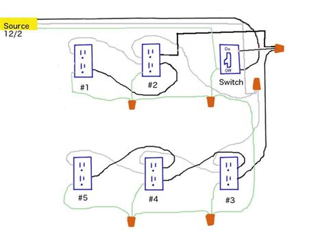 Please read the directions if you have a set as they should contain a diagram for proper connection. Daisy Chain Schematic Wiring
