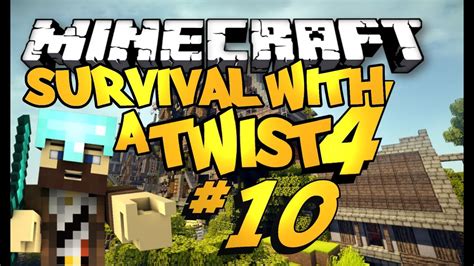 Minecraft Survival With A Twist 4 10 Slime Island Youtube