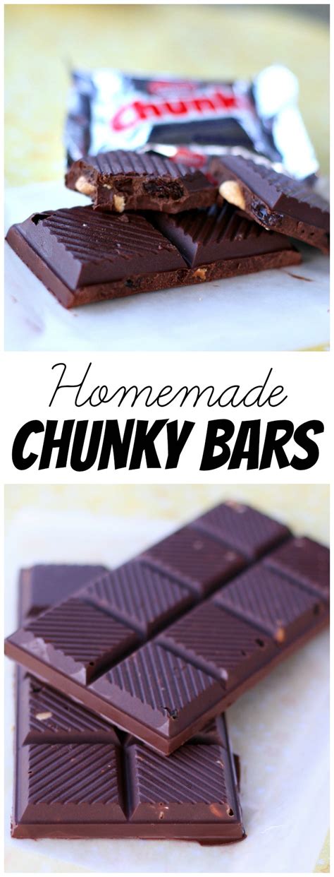 Copycat Homemade Chunky Bars Peanut Raisin Bars Recipe Chunky