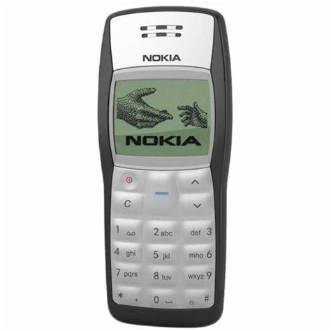 Bar White And Charcoal Nokia 1100 Refurbished Mobile Phone At Best