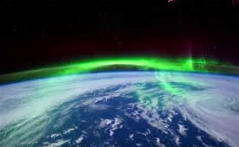 Breathtaking Northern Lights Or Aurora Borealis Captured From Space