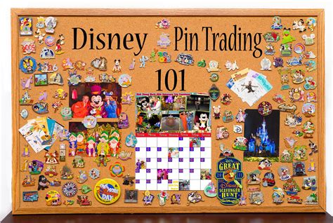 Scrapbook page glued to canvas to hang on the wall. Disney Pin Trading Tips - Disney Tourist Blog