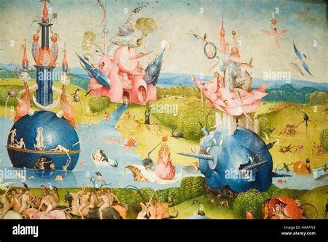 The Garden Of Earthly Delights Painting By Hieronymus Bosch Prado