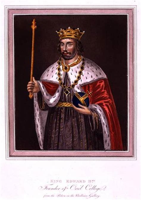 Portrait Of King Edward Ii 1284 1327 F English School As Art Print