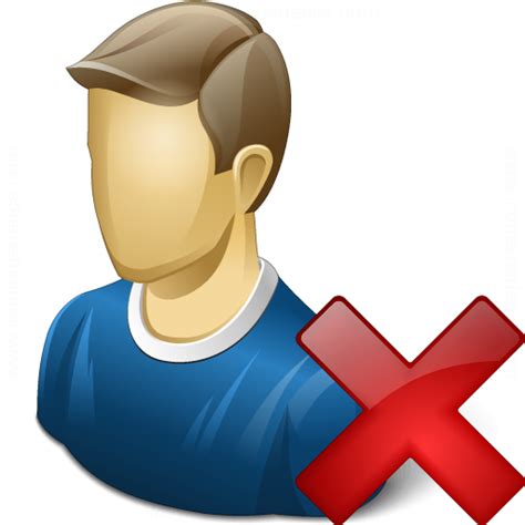 Delete User Icon Png
