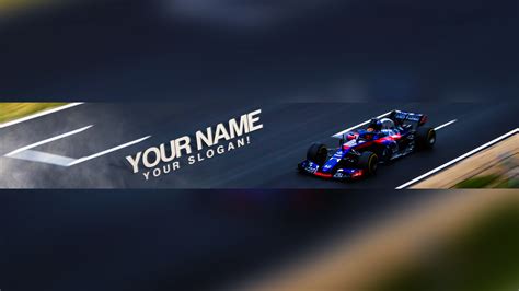 Free Formula 1 Youtube Banner Template 5ergiveaways
