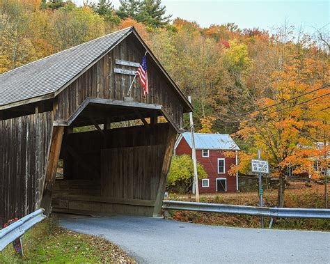 Take A Stunning Covered Bridge Tour In Nh During Peak Fall Foliag