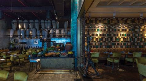 Coya Restaurant Dubai Ae Project Delta Light Bar Design