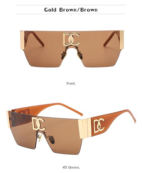 Vintage Square Rimless Sunglasses Women 2022 Fashion Luxury Brand Frameless Sun Glasses For Men