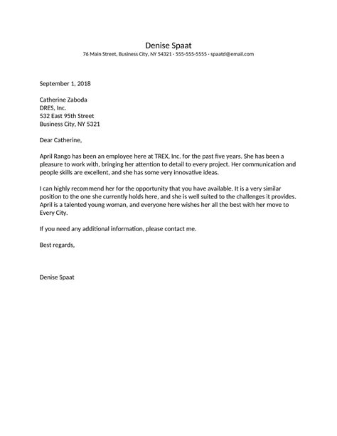 Sample Professional Letter Of Reference Template Geneevarojr Hot Sex Picture