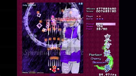 Touhou Perfect Cherry Blossom Hard Mode Stage 1 And 2 Cirno For Prez