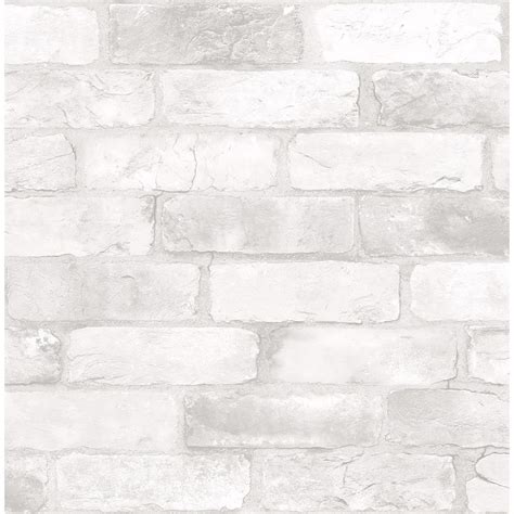 2922 22321 Rustin White Reclaimed Bricks Wallpaper By A Street Prints
