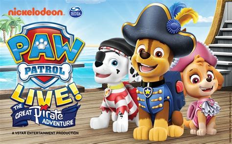 Paw Patrol Live The Great Pirate Adventure Central Bank Center