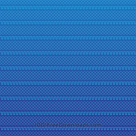 Free Vectors Blue Geometric Pattern Abstract