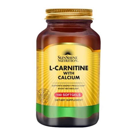L Carnitine 500mg With Cal Tablet 100s Sunshine Nutrition