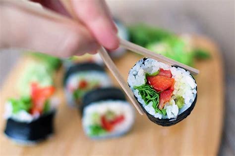 Vegan Sushi How To Make Vegan Sushi Rolls In 30 Minutes