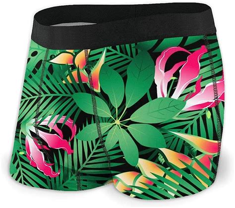 Greenyu Menspanties Tropical Hawaiian Boxer Shorts Comfort Underwear