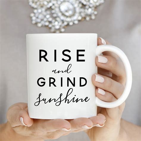 Rise And Grind Sunshine Coffee Mug Bellechic