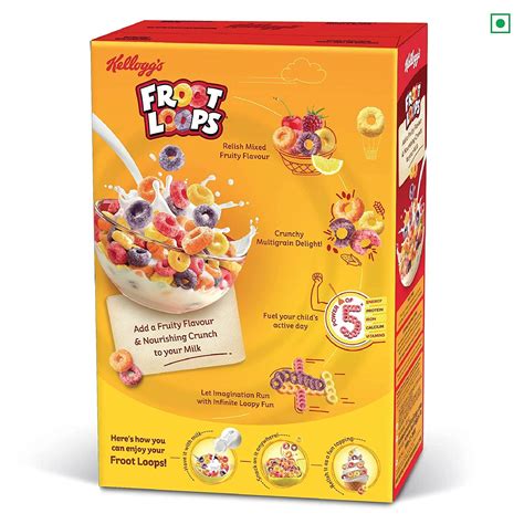 New Kelloggs Froot Loops Crunchy Multigrain Breakfast Cereal Mixed