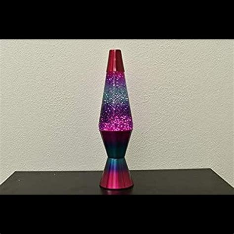 145 Inch 20oz Berry Rainbow Lava Brand Glitter Lamp
