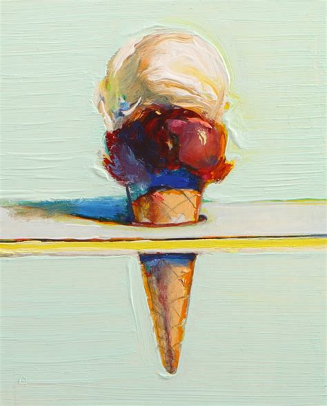 Wayne Thiebaud Ice Cream Wayne Thiebaud Ice Cream Paintings Sydneycrst