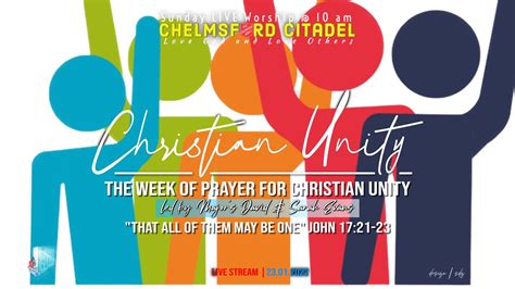 Church Unity Online Worship The Salvation Army Chelmsford Citadel