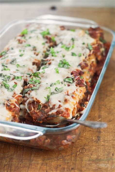 Remove from heat and allow to cool slightly. Vegetarian Lasagna Roll-Ups With Butternut Squash, Spinach ...