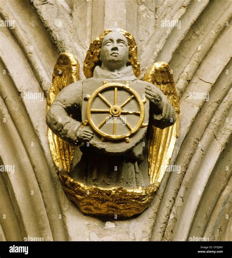 St Margarets Church Westminster Angel With St Catherines Wheel