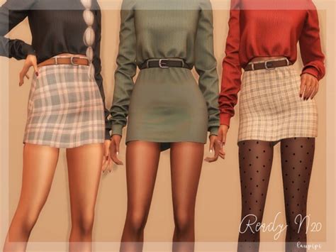 Skirt Fall Collection Bt364 By Laupipi At Tsr Sims 4 Updates