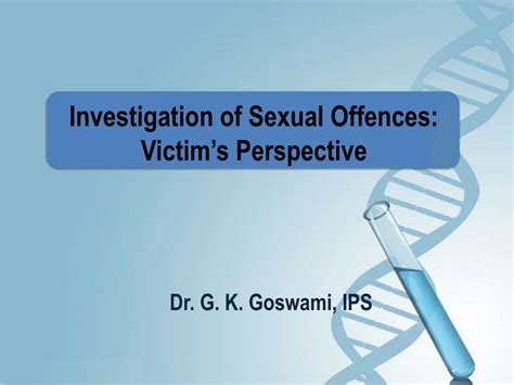 Pdf Investigation Of Sexual Offences Victim S Perspective