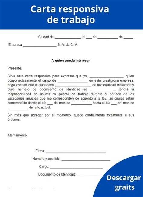 Carta Responsiva Vehicular Formatos Y Ejemplos 2022