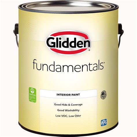Glidden Fundamentals Interior Wall Paint Tintable Eggshell 1 Gallon