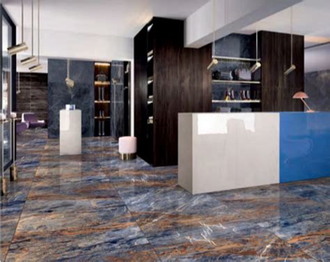Glossy Varmora Hi Glass Floor Tiles Usage Area Living Room 600 Mm X