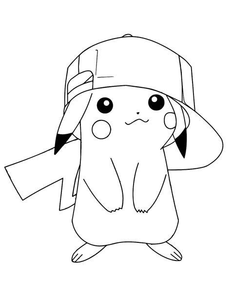 Printable Pikachu Coloring Pages Anime Coloring Pages