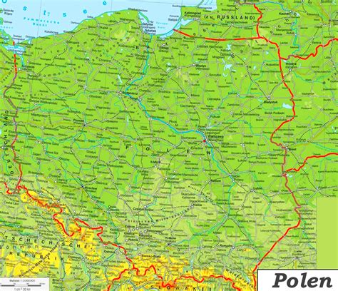 Detaillierte karten von polen in höher auflosung. Karte Von Polen