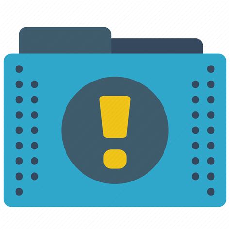 Alert Files Folder Folders Important Icon Download On Iconfinder