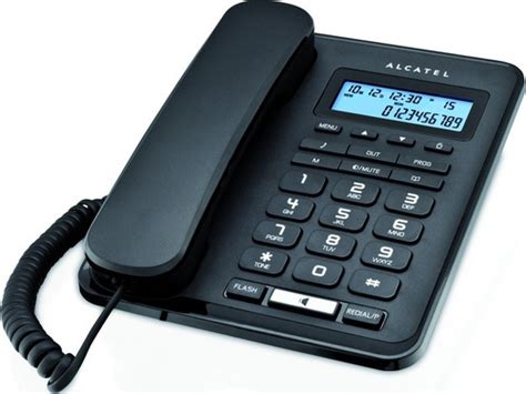 Teléfono Fijo Alámbrico Alcatel T50 Para Mesa Pared Altavoz 79080