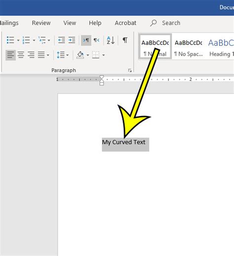 Text effects is part of microsoft word's word art feature. How to Curve Text in Microsoft Word for Office 365 - Live2Tech