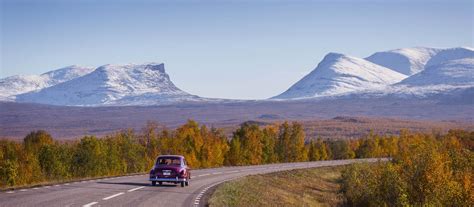 Roadtrip I Norra Sverige Med Bil Genom Lappland Swedish Lapland