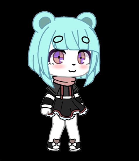 An Anime Character With Blue Hair And Black Clothes Standing In Front Of A Black Background