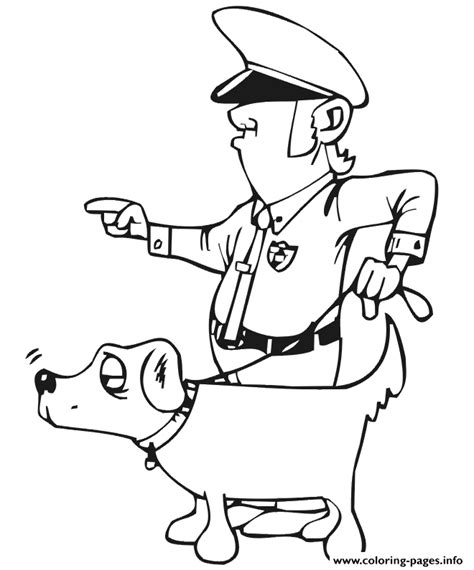 police dog ff coloring pages printable