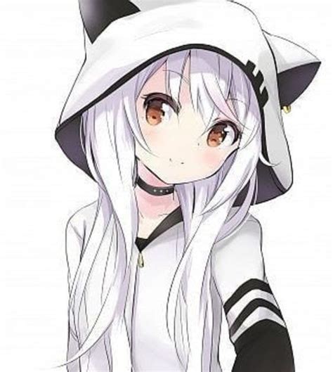 81 Anime Wolf Kawaii Hoodie Chibi Girl Cute